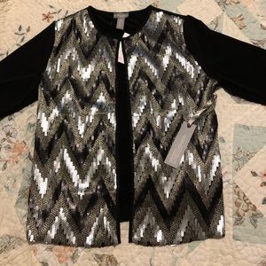 Travelers by Chico’s Sequined Sweater